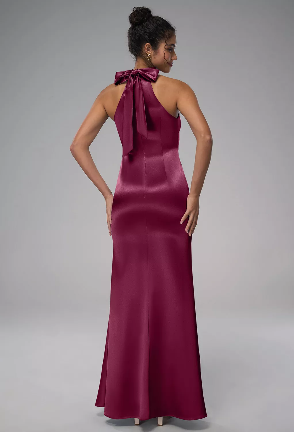 AW Elliot Burgundy  Cocktail Wedding Guest Dresses